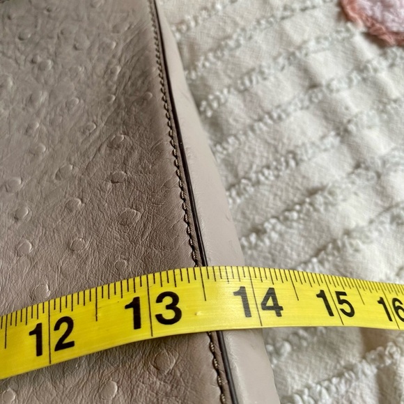 ♠️Kate Spade Bristol Drive Ostrich Loden Satchel Bag♠️  NWOT - with COA - Picture 11 of 13